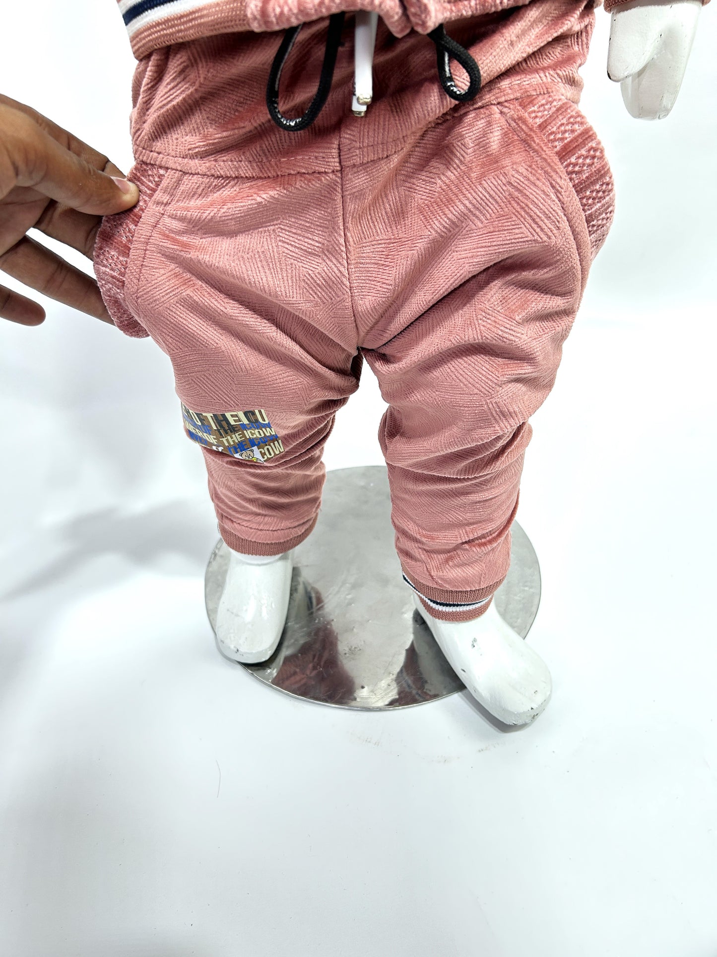 1Yr - 4Yrs Blush Fleece Suit For Kids AJ BS502