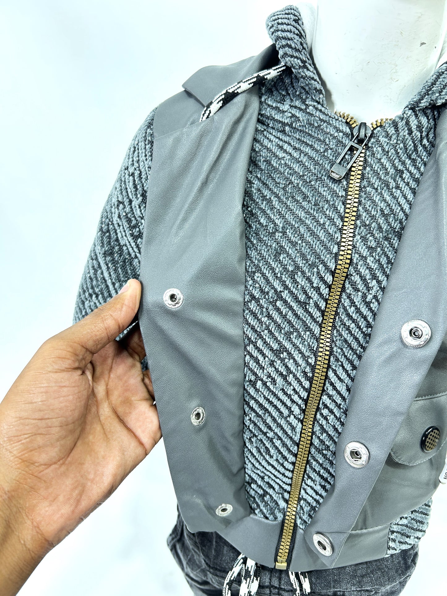 1Yr - 4Yrs Grey Jacket Suit For Kids AJ BS497