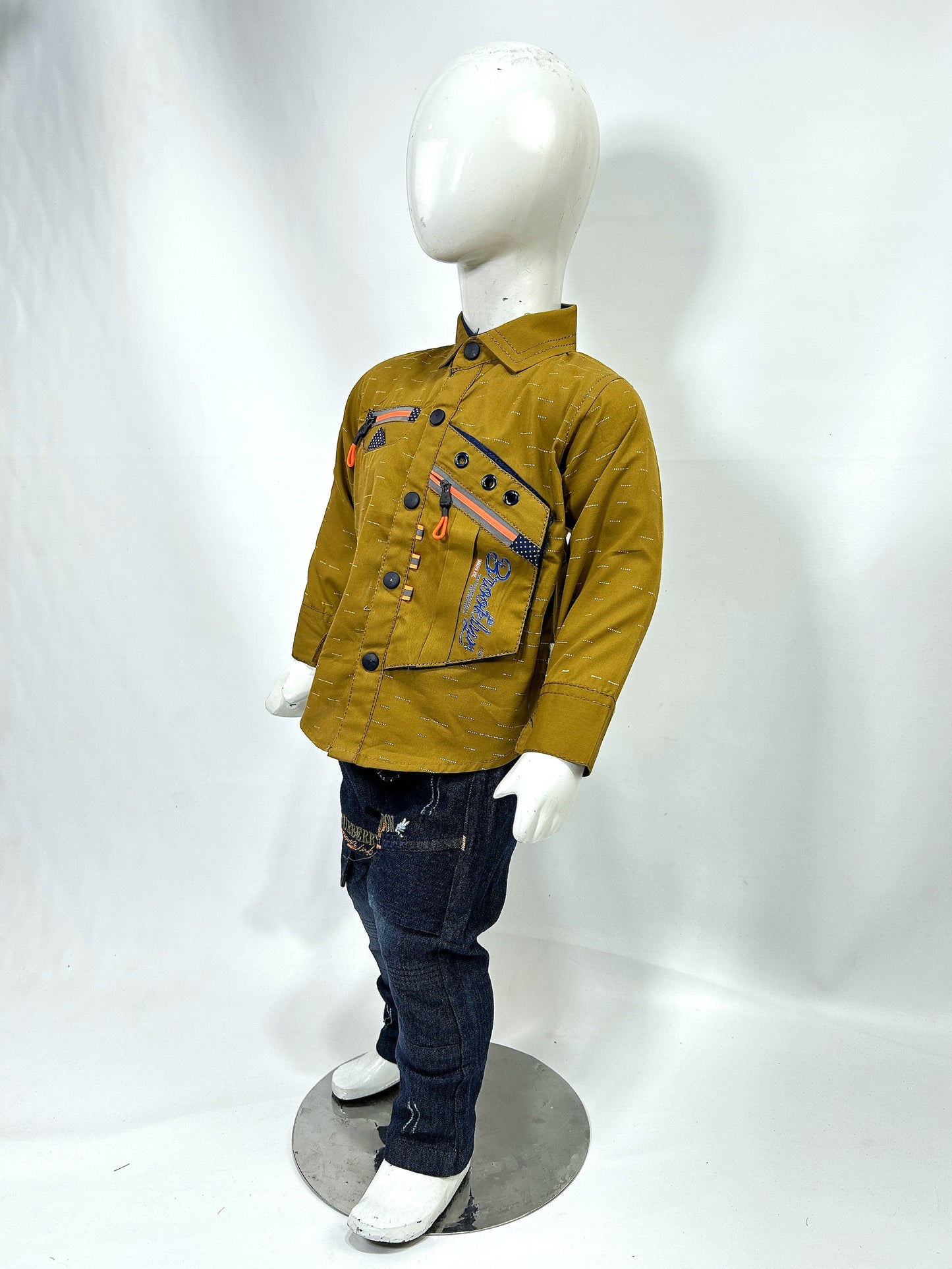 1Yr - 4Yrs Club Olive Full Sleeve Suit For Kids AJ BS523