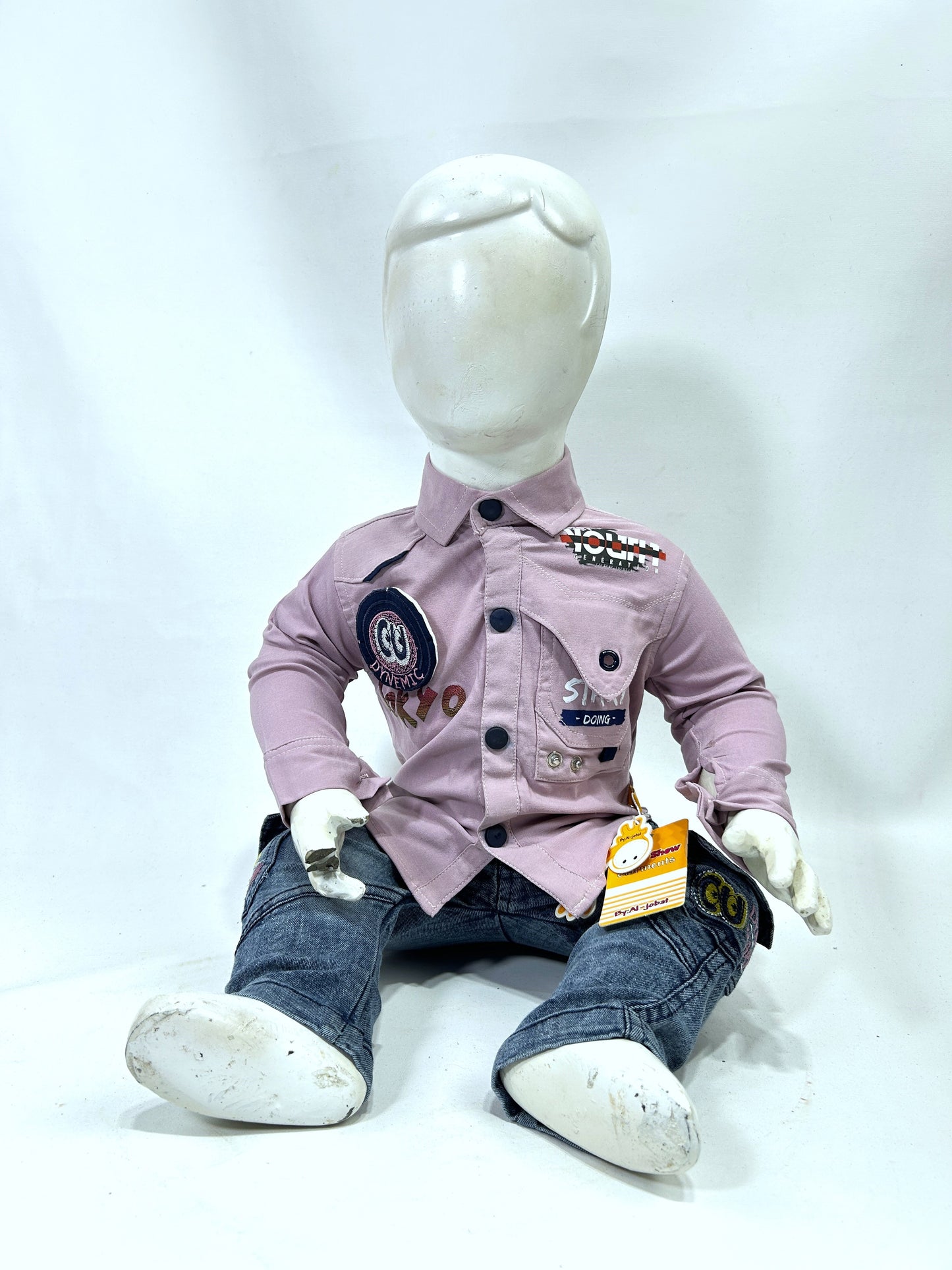 3Mth - 9Mth Tokyo Lavender Baba Suit For Newborns AJ NBS581