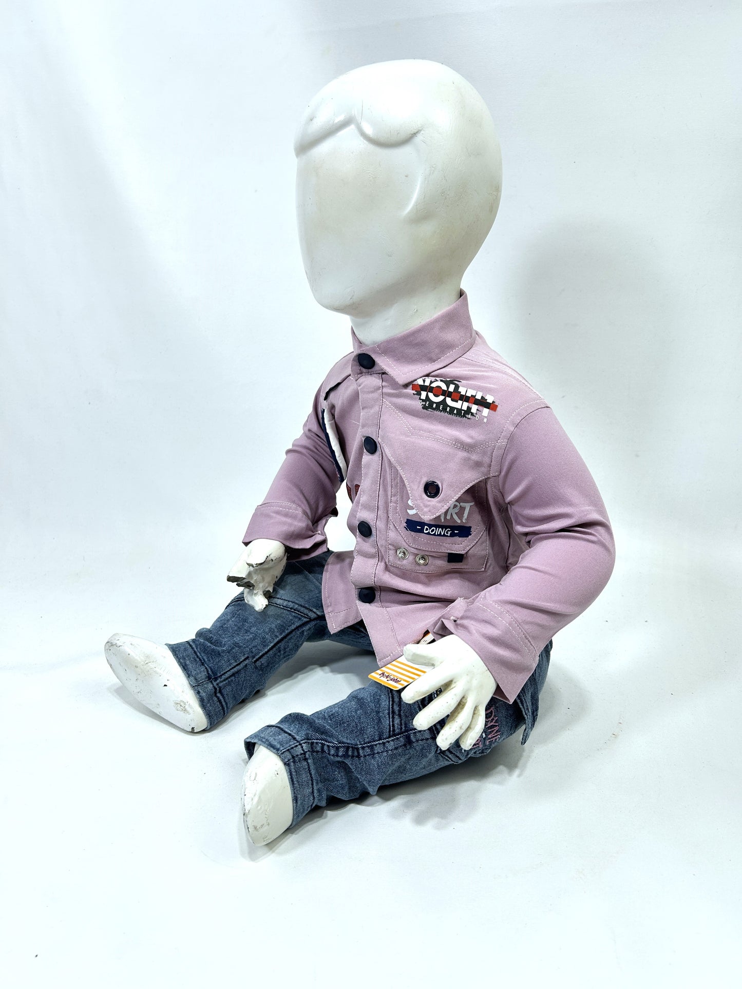 3Mth - 9Mth Tokyo Lavender Baba Suit For Newborns AJ NBS581