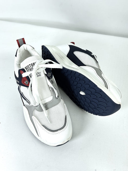 White Mens Casual Jogger Shoes MJS149