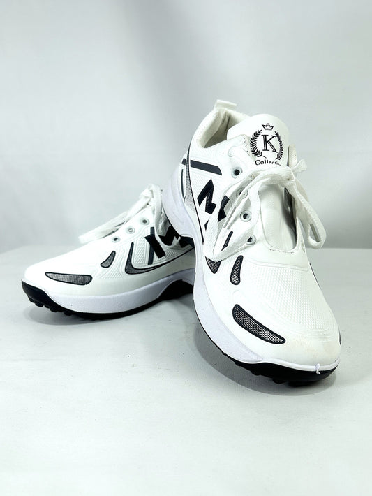 White M Mens Casual Jogger Shoes MJS157