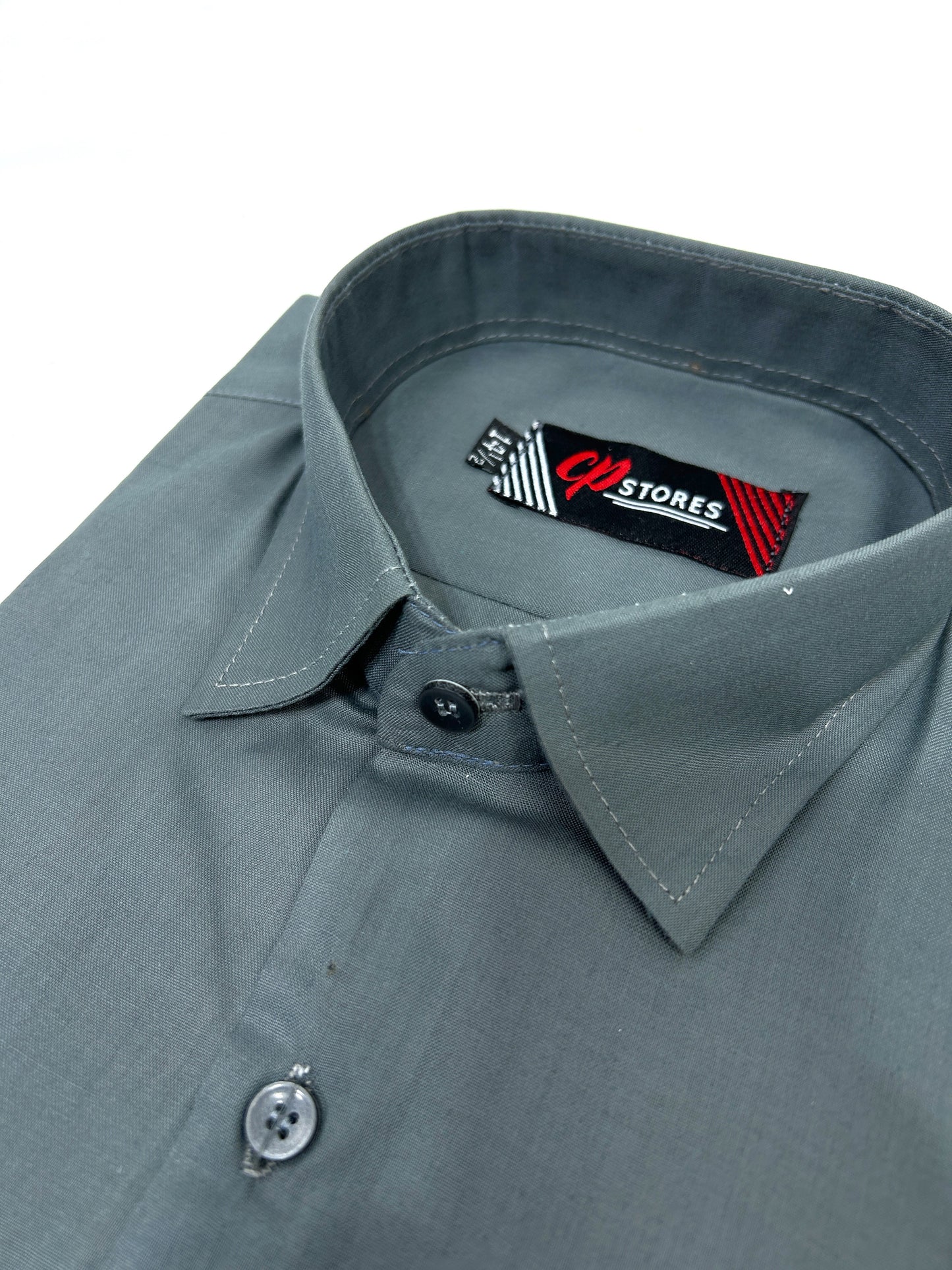 D Grey Formal Dress Shirt For Men MFS358