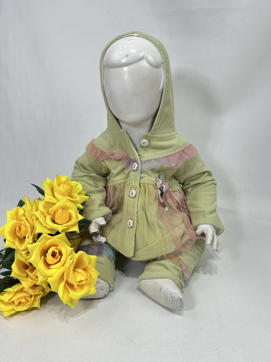 0Mth - 6Mth Green Baby Suit For Newborns BG NBS628