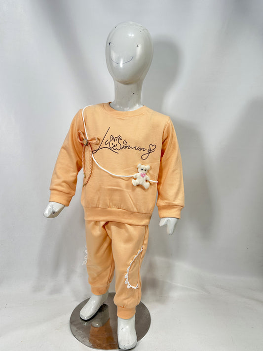 1Yr - 4Yrs Ted Peach Suit For Girls BG GS301