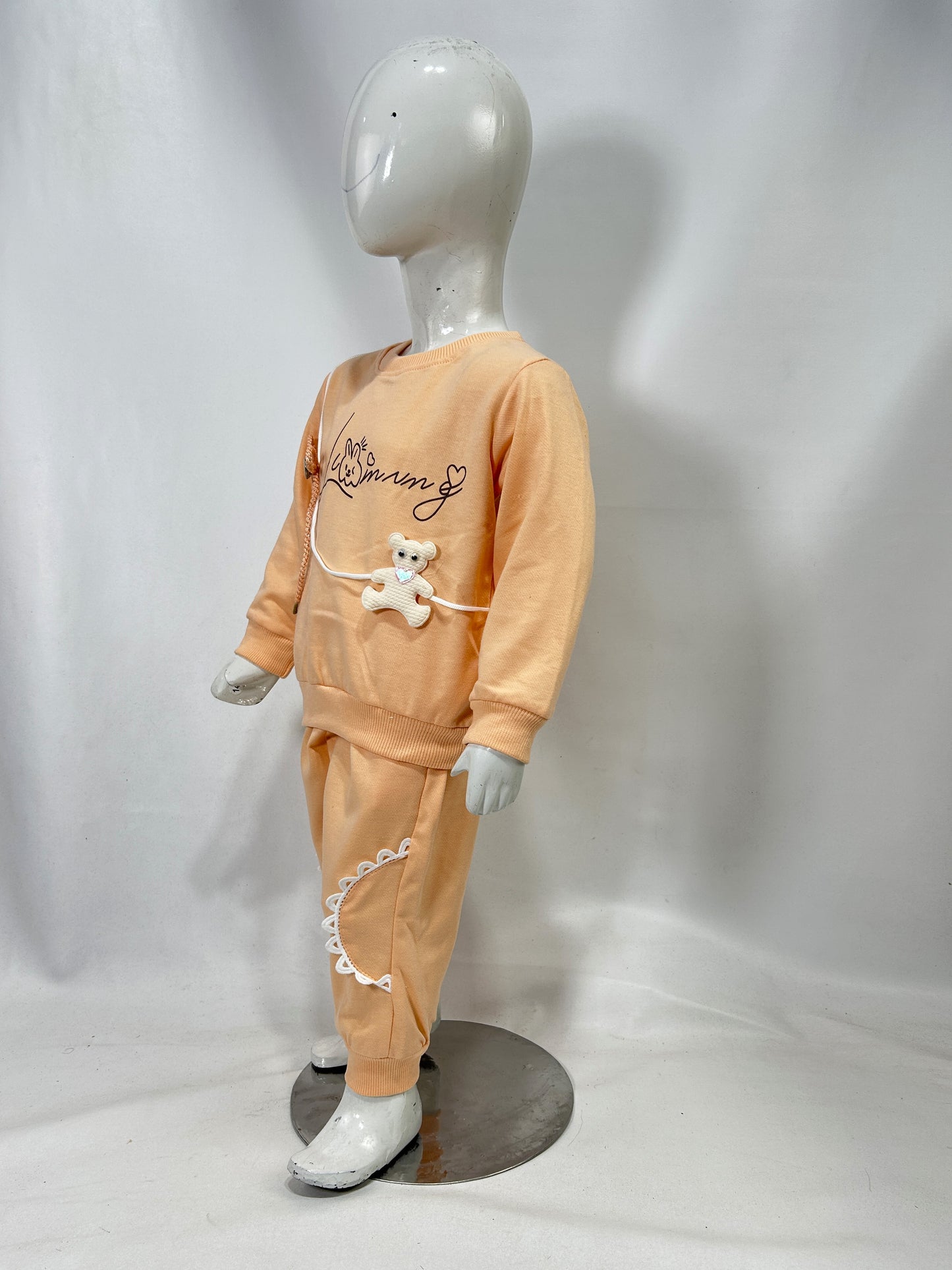 1Yr - 4Yrs Ted Peach Suit For Girls BG GS301