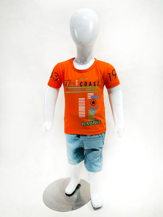 1Yr - 4Yrs TG Kids Suit Coast Orange BS398