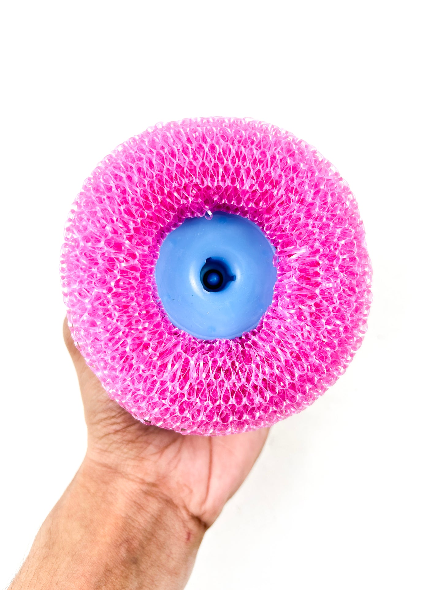 Scrubber with Soap Dispenser Pink KIT-39