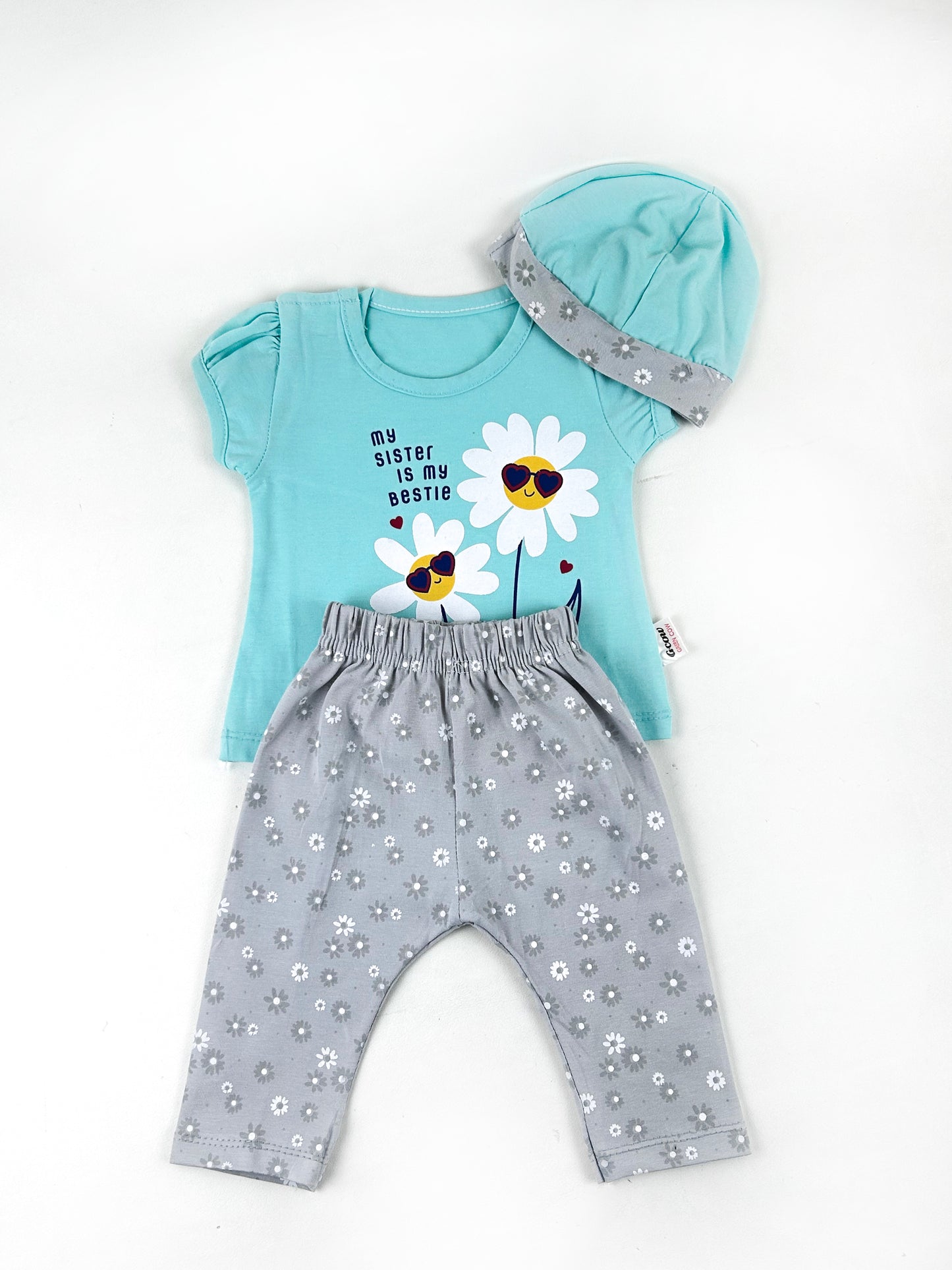 ZG Newborn Baby Suit 0Mth - 3Mth Bestie Ferozi NBS517