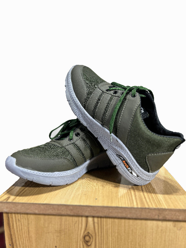 Green Casual Sneakers For Men MJS122