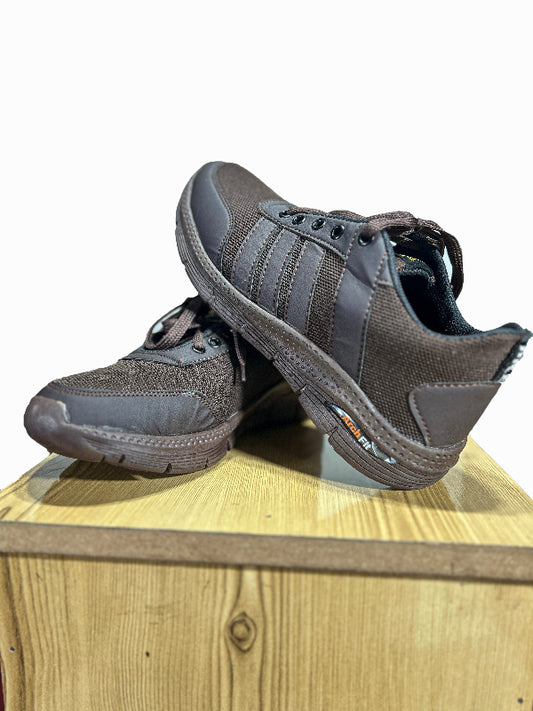 Dark Brown Casual Sneakers For Men MJS120
