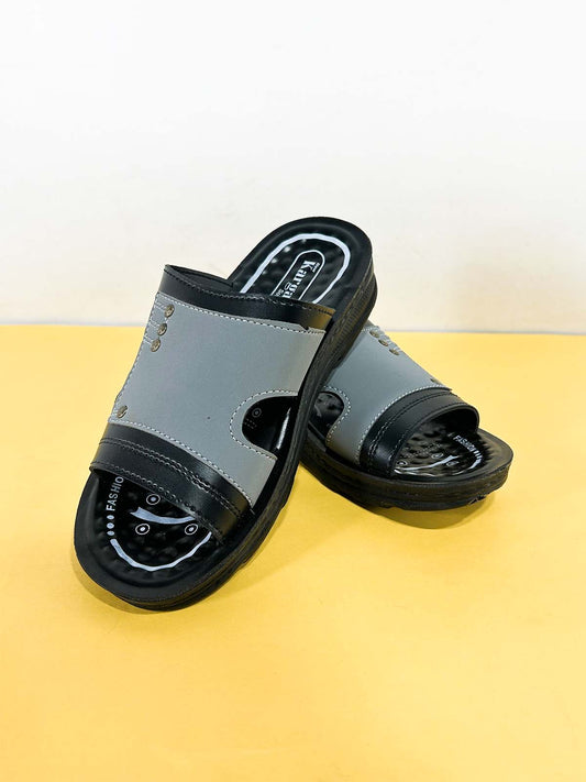 Grey Casual Slippers for Men MC126