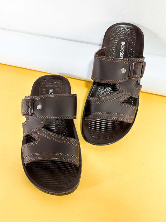 Brown Casual Slippers for Men MC128