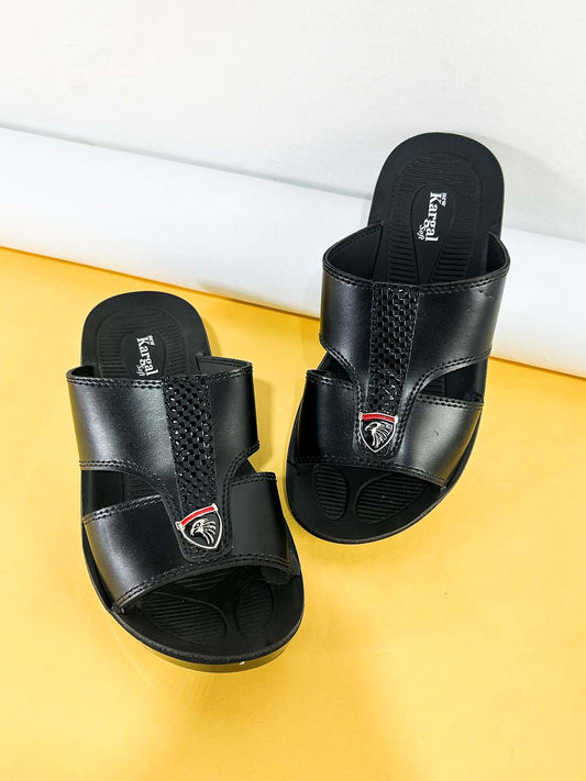 Black Casual Slippers for Men MC132