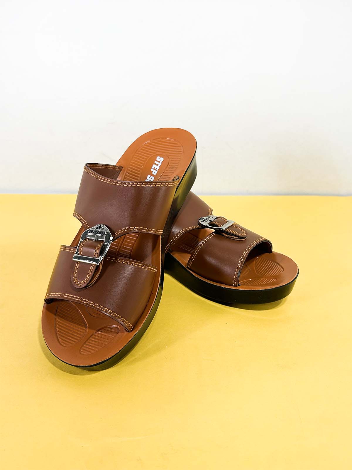 Brown Casual Slippers for Men MC134