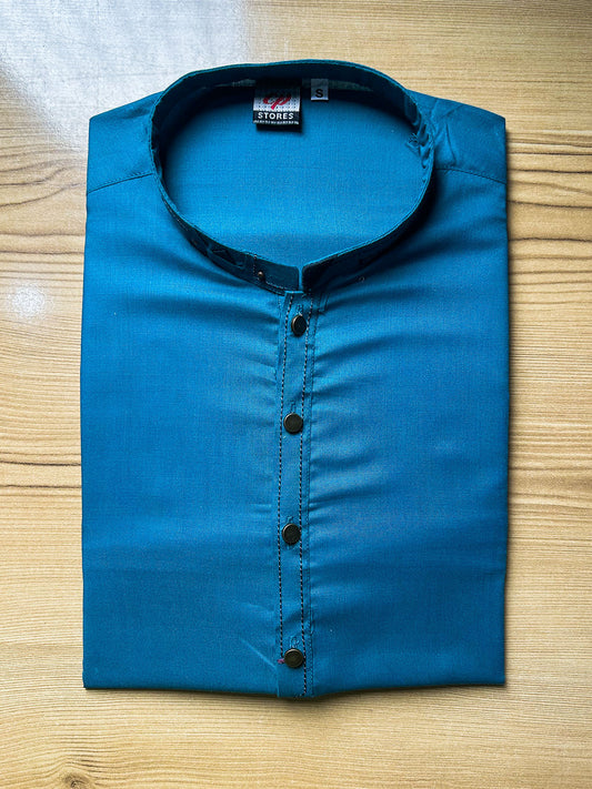 Plain Sherwani Collar Kurta for Men MK52