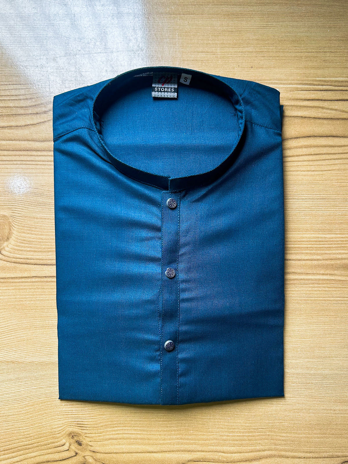 Plain Sherwani Collar Kurta for Men MK57