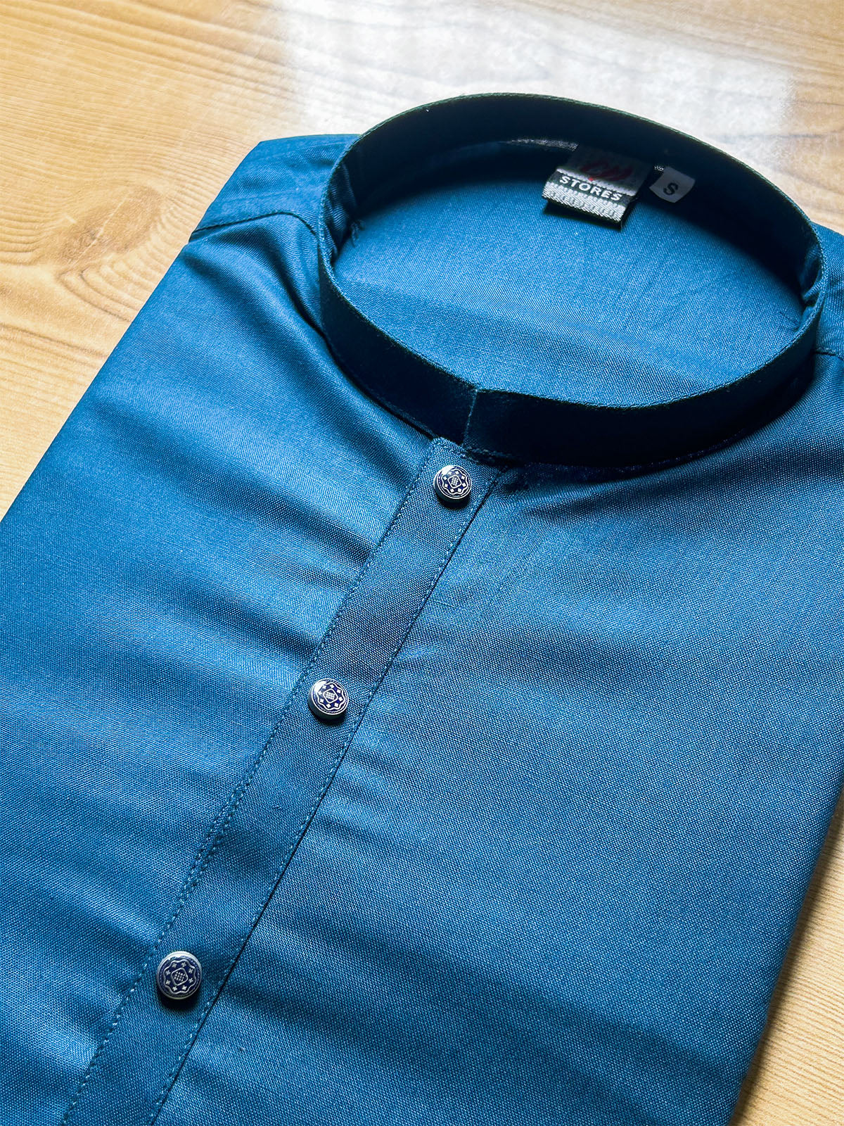Plain Sherwani Collar Kurta for Men MK57