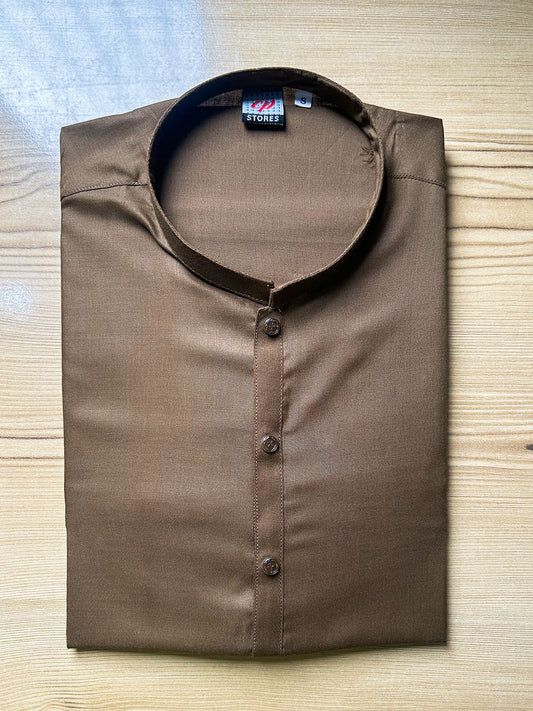Plain Sherwani Collar Kurta for Men MK59
