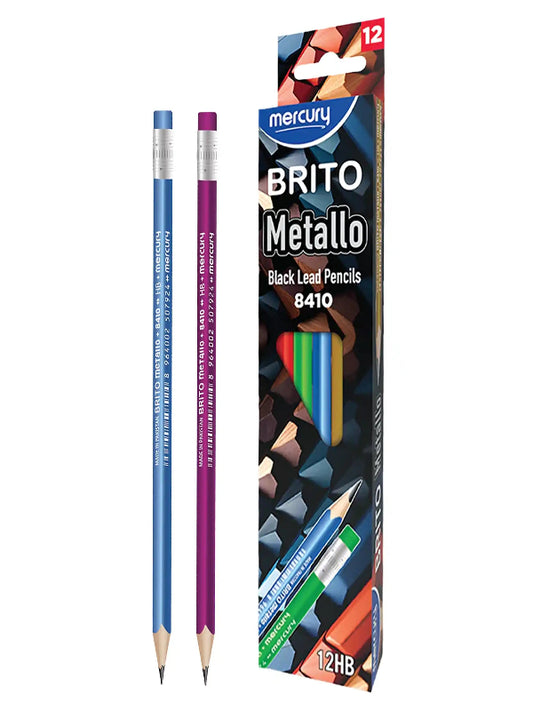 Brito Metallo Lead Pencils Pack of 12 PB118