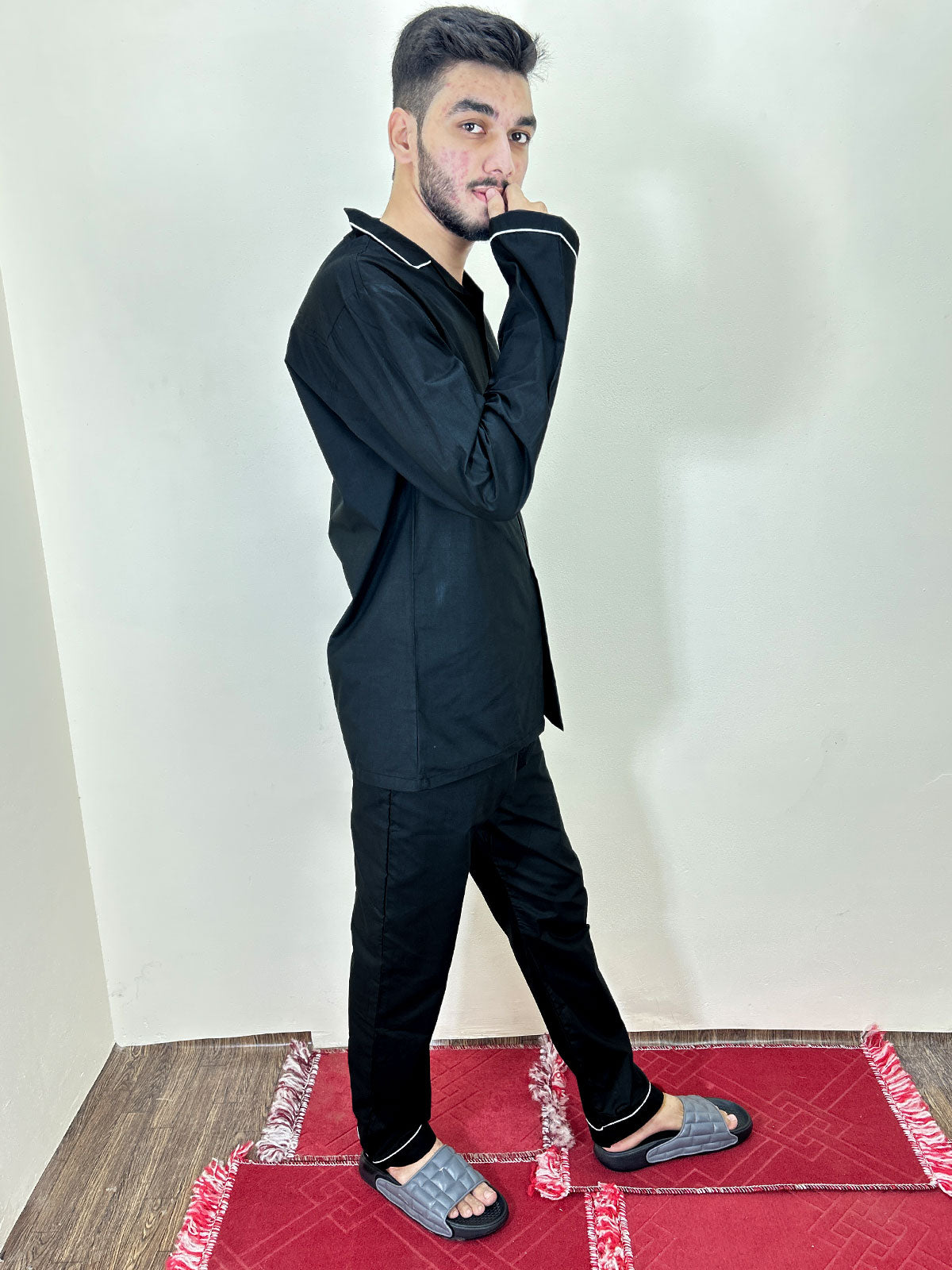 Black Night Suit For Men MNS21