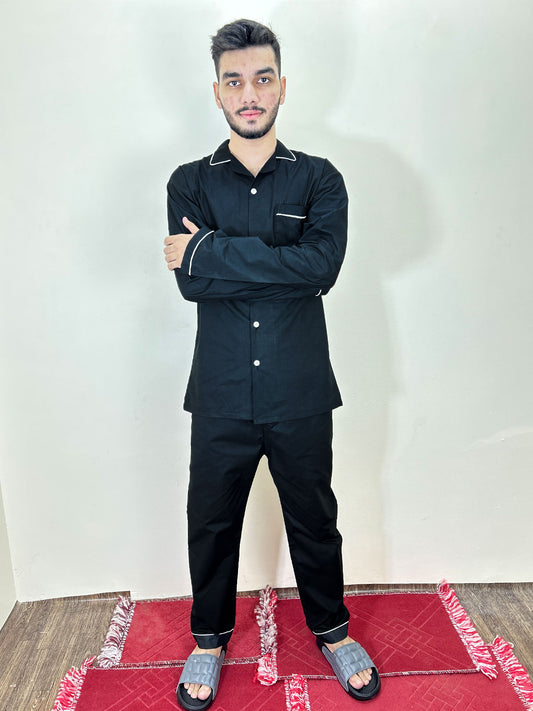 Black Night Suit For Men MNS21