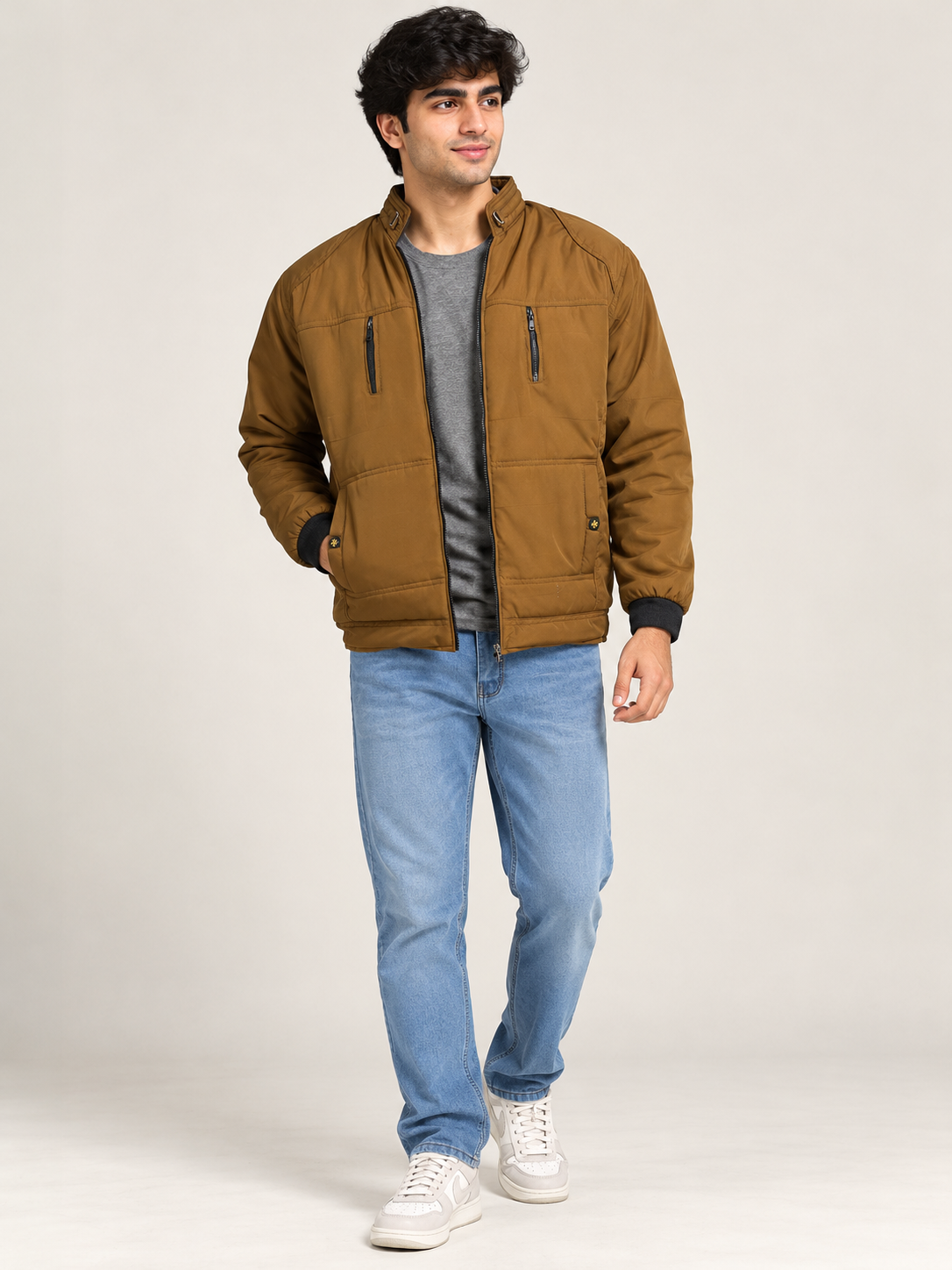 Winter Jacket for Men Camel Brown MJ41