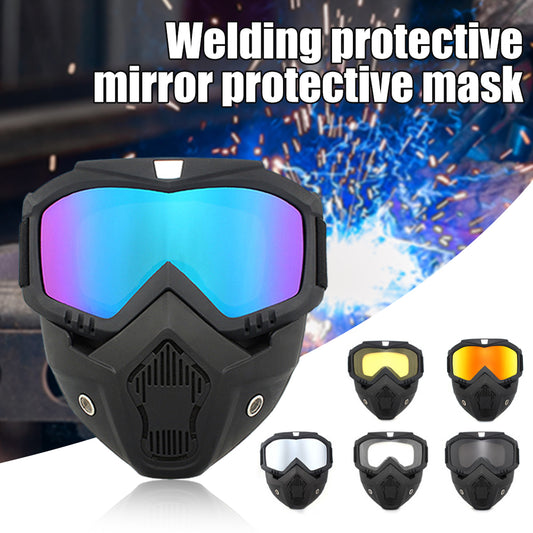 Protective Face Mask Goggles with Dust Filter