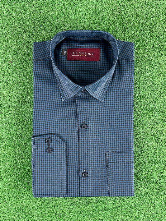 GB Checks Formal Dress Shirt For Men MFS388