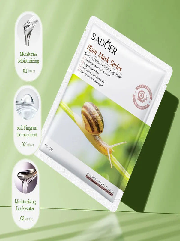 Plant Mask Series - Snail Essence Moisturizing Mask