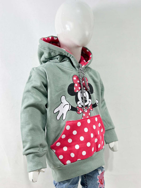 2.5Yr - 6Yrs Mickey Green Girls Upper/Zipper TB GZU11