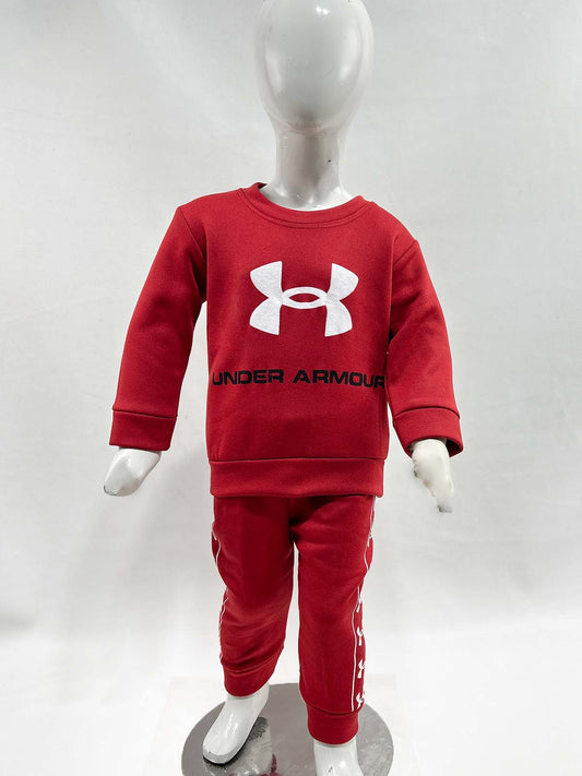 1Yr - 4Yrs Fleece UA Red Suit For Kids SF BS536