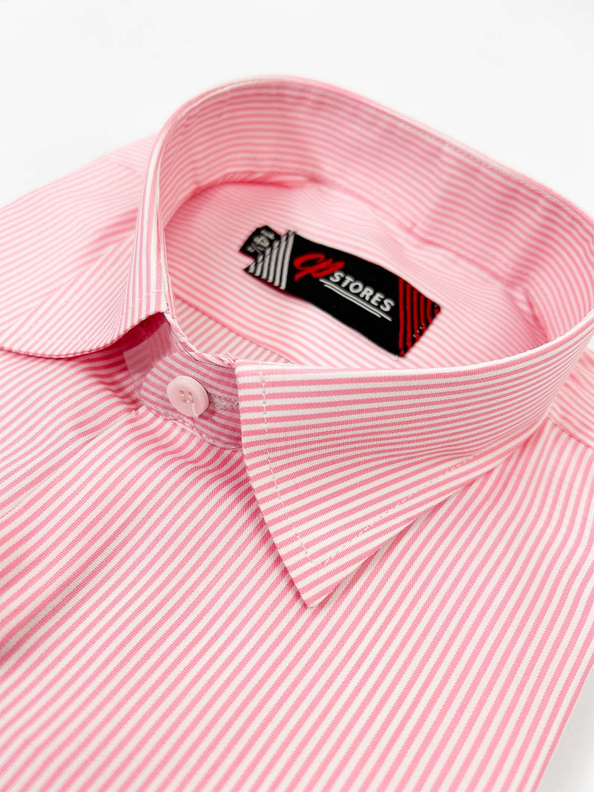 Pink Lines Formal Dress Shirt For Men MFS408