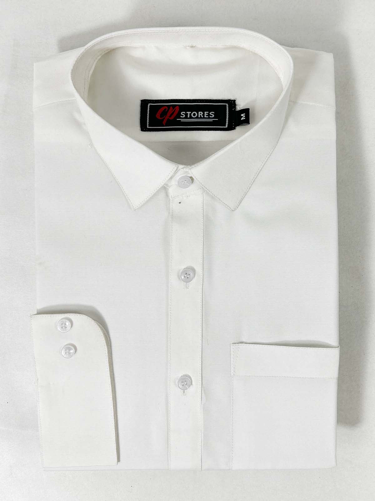 785-1 White Stitched Suit Kameez Shalwar For Men MSK297