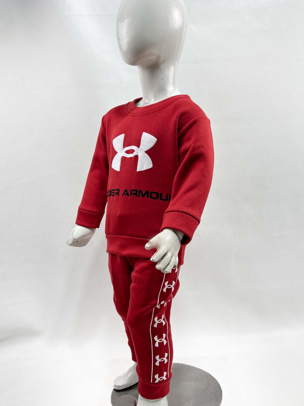 1Yr - 4Yrs Fleece UA Red Suit For Kids SF BS536