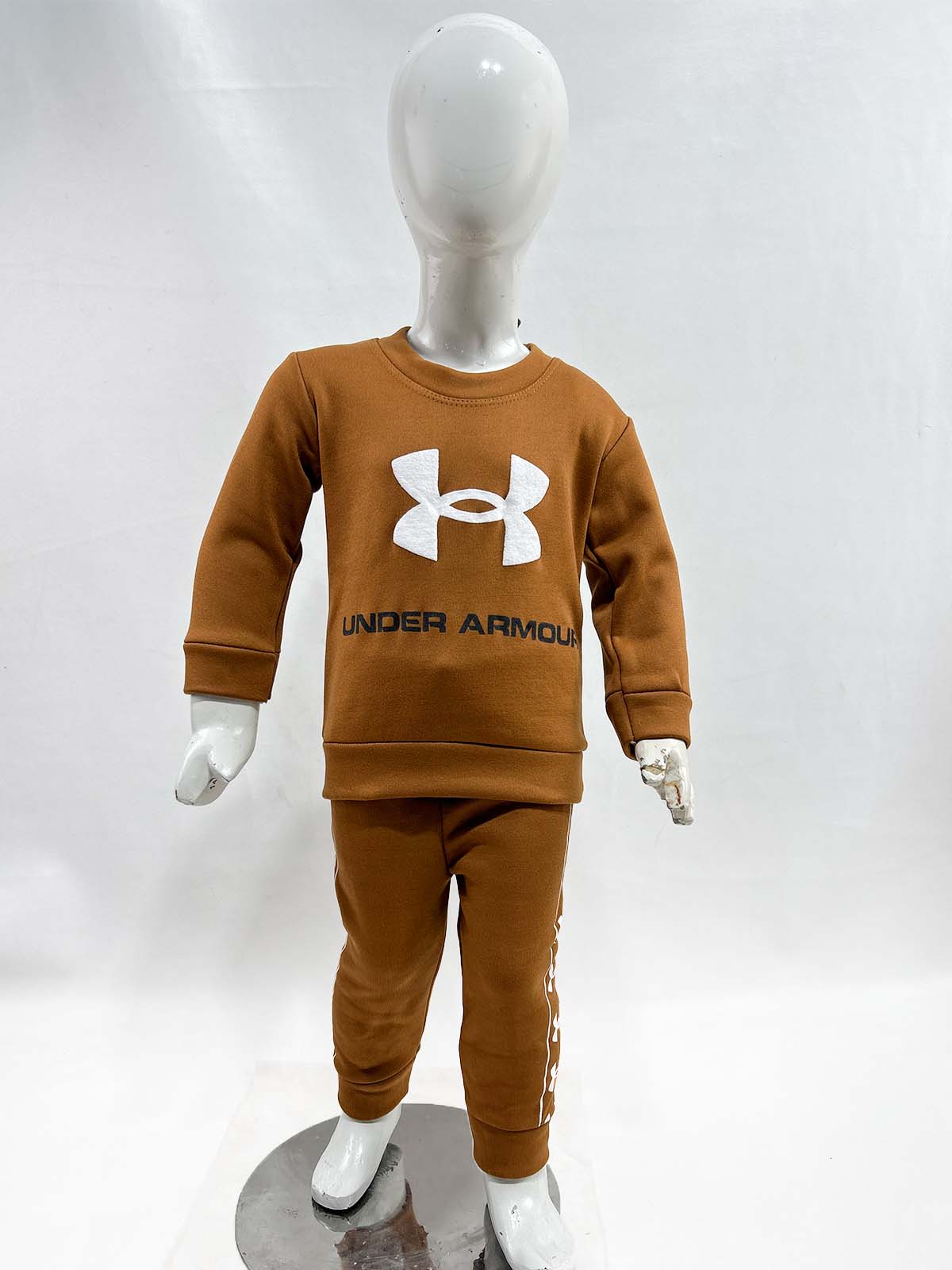 1Yr - 4Yrs Fleece UA Brown Suit For Kids SF BS537