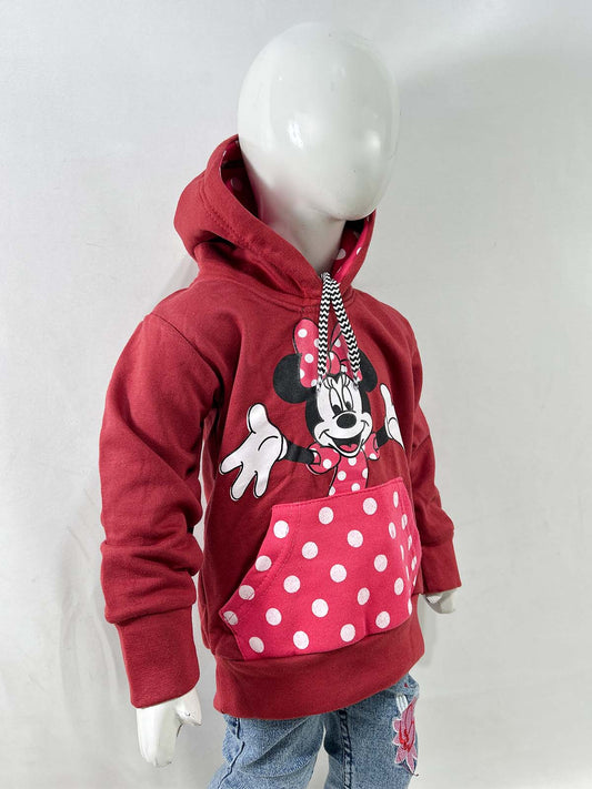 2.5Yr - 6Yrs Mickey Red Girls Upper/Zipper TB GZU13