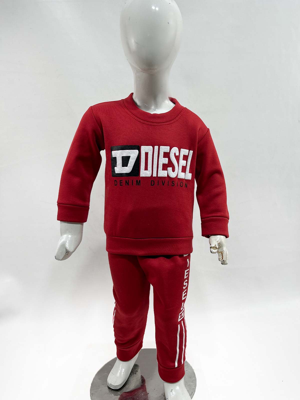 1Yr - 4Yrs Fleece D Red Suit For Kids SF BS539