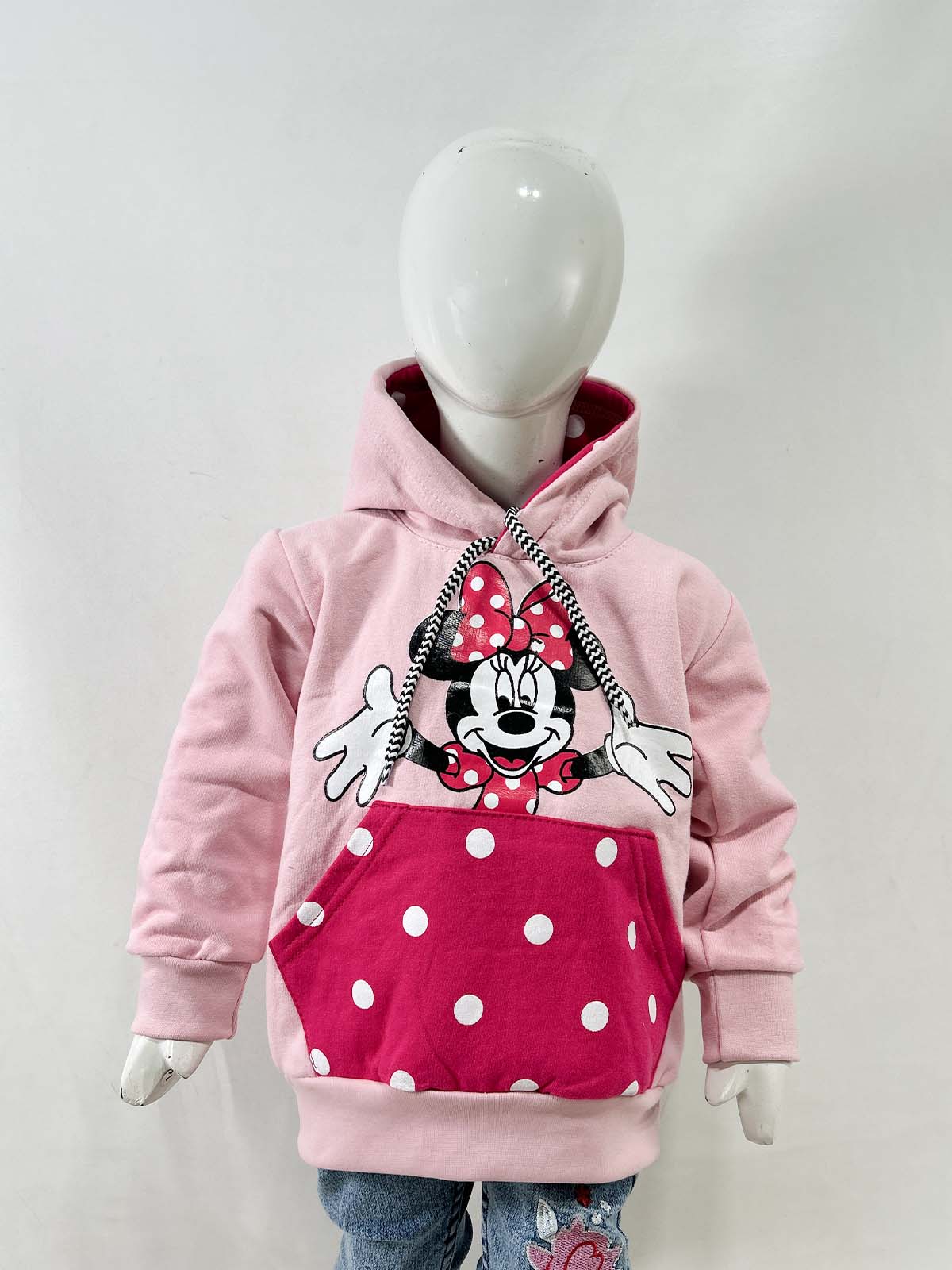 2.5Yr - 6Yrs Mickey Baby Pink Girls Upper/Zipper TB GZU14