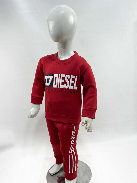 1Yr - 4Yrs Fleece D Red Suit For Kids SF BS539