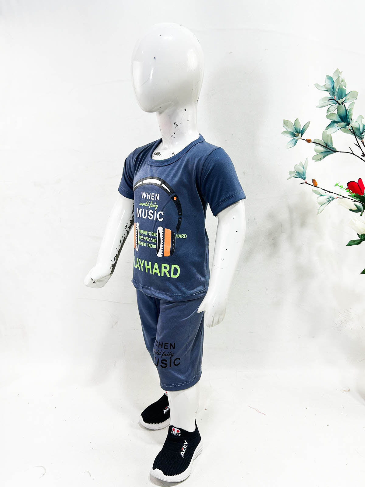 1Yr - 4Yrs Music Grey Suit For Kids RG BS645