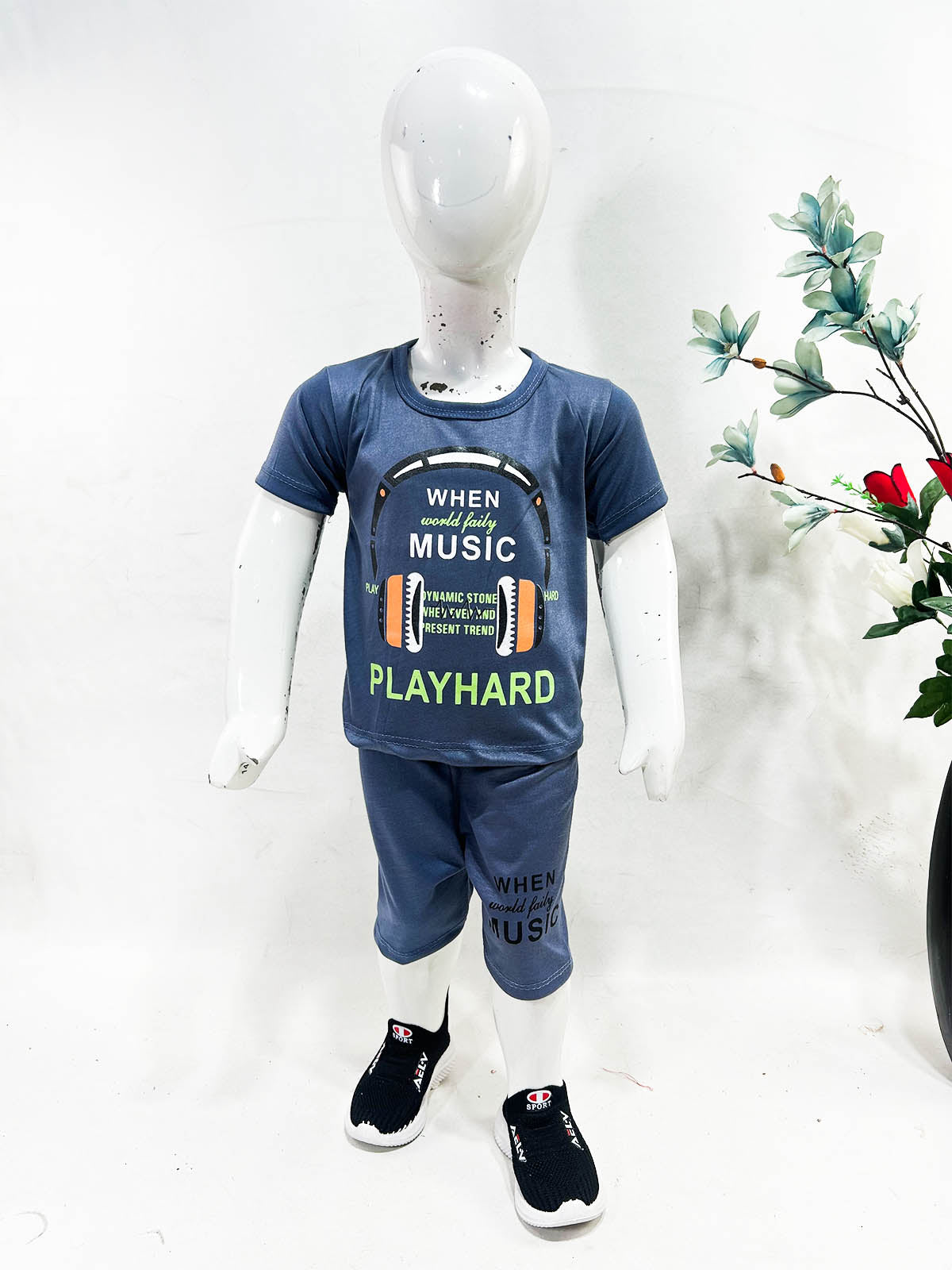 1Yr - 4Yrs Music Grey Suit For Kids RG BS645