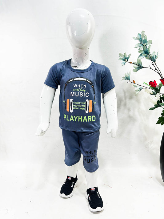 1Yr - 4Yrs Music Grey Suit For Kids RG BS645