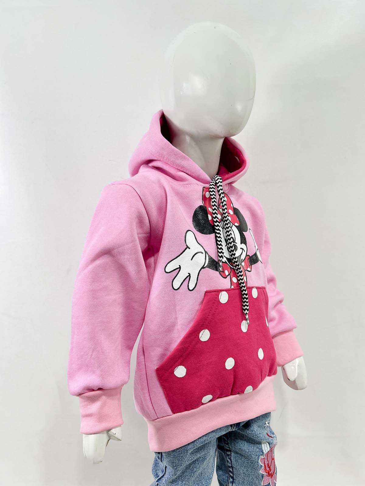 2.5Yr - 6Yrs Mickey Pink Girls Upper/Zipper TB GZU16
