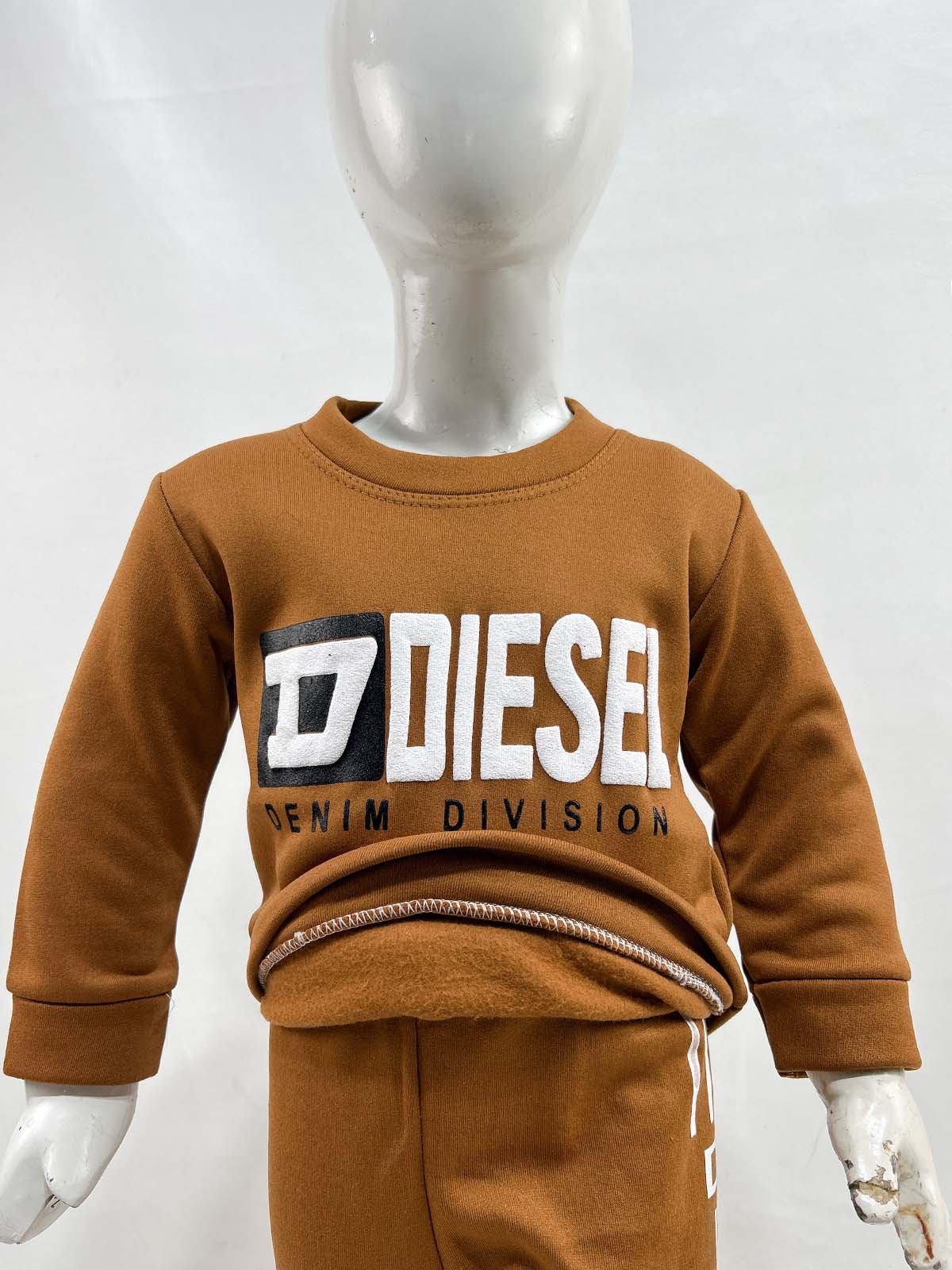 1Yr - 4Yrs Fleece D Brown Suit For Kids SF BS541