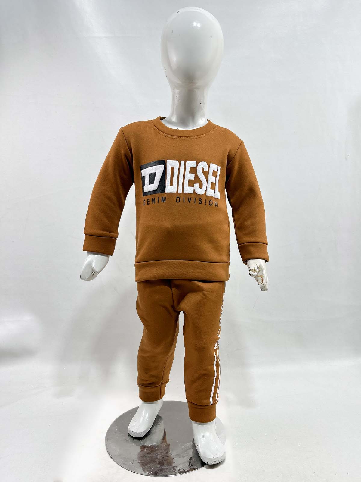1Yr - 4Yrs Fleece D Brown Suit For Kids SF BS541