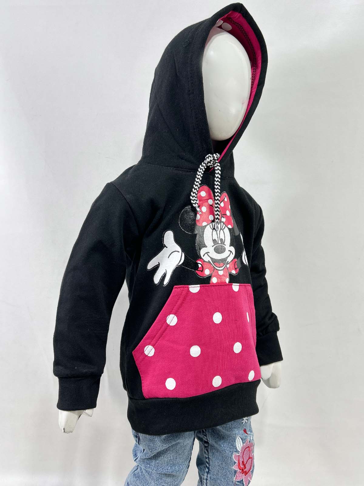 2.5Yr - 6Yrs Mickey Black Girls Upper/Zipper TB GZU17