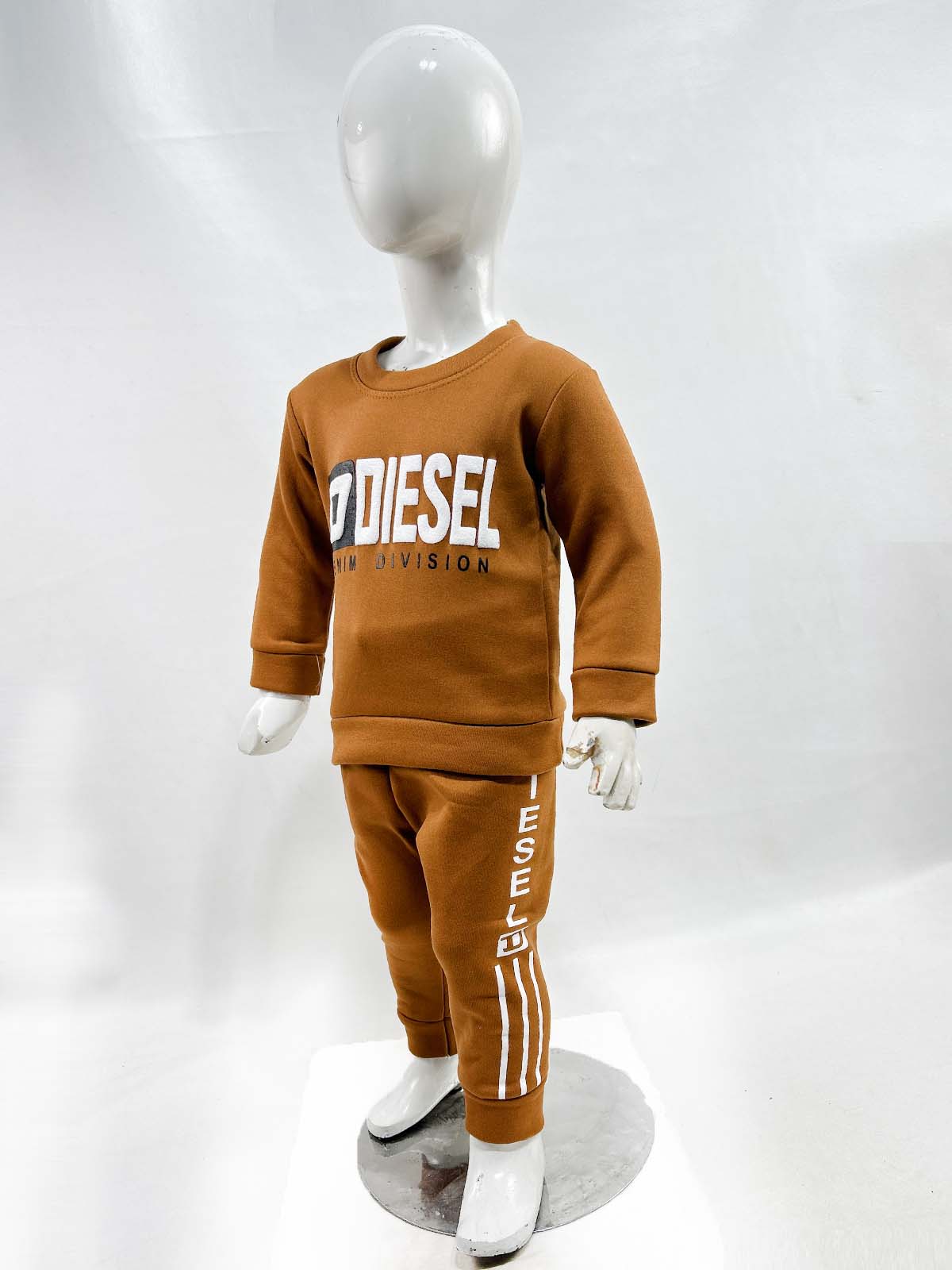 1Yr - 4Yrs Fleece D Brown Suit For Kids SF BS541