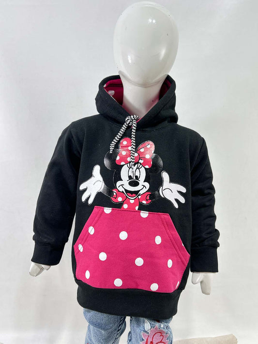 2.5Yr - 6Yrs Mickey Black Girls Upper/Zipper TB GZU17